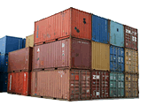 Shipping container, used